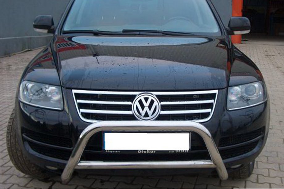 Volkswagen Touareg 2002–2010 Bullbar WT005 Colt (RVS) Foto 4