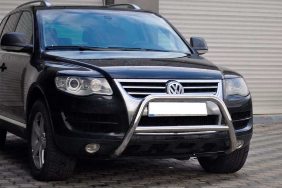 Volkswagen Touareg 2002–2010 Bullbar WT005 Colt (RVS) Foto 3