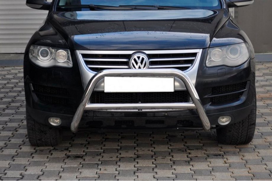 Volkswagen Touareg 2002–2010 Bullbar WT005 Colt (RVS) Foto 1