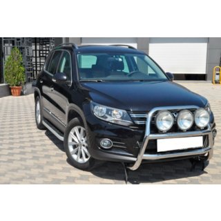 Bullbar WT018 (RVS) Volkswagen Tiguan 2007–2016 foto 1