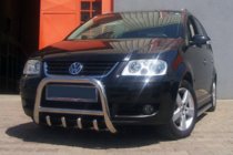 Volkswagen Touran 2003–2010 Bullbar QT006 (RVS) foto 1