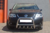 Volkswagen Touran 2003–2010 Bullbar QT006 (RVS) foto 2