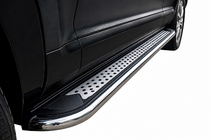 Porsche Cayenne 2003–2010 Maydos v2 zijtreden (set 2 stuks, aluminium/RVS) foto 1