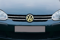 Volkswagen Golf 6 2008–2014 RVS grillijsten (set 4 stuks) foto 1
