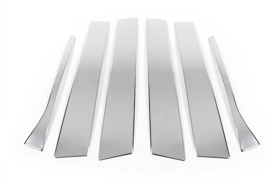 Volkswagen Jetta 2006–2011 RVS deurstijl sierlijsten (6 stuks) Foto 2