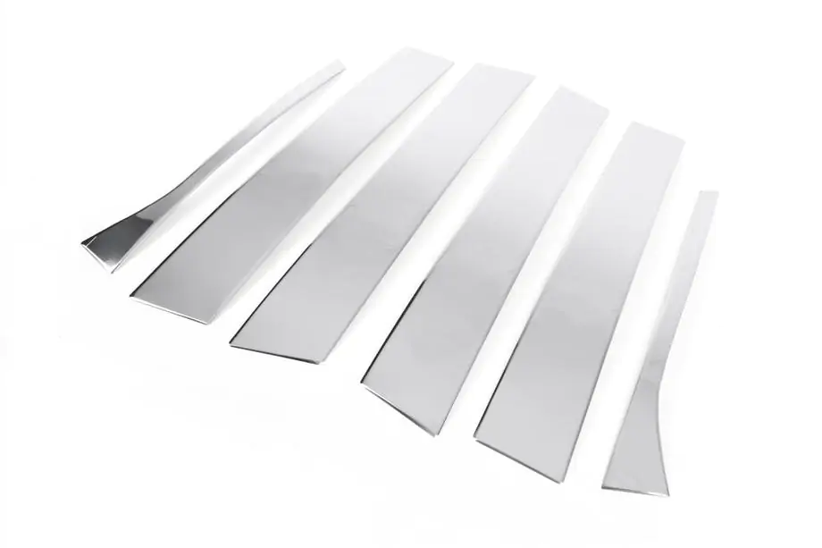 Volkswagen Jetta 2006–2011 RVS deurstijl sierlijsten (6 stuks) Foto 3