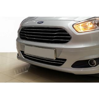 Bumperbeschermers (2014-2018, set 2 stuks, RVS) Ford Courier 2014–2023 foto 1