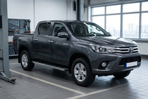 Toyota Hilux 2015– Blackline zijtreden (2 stuks, aluminium) foto 1