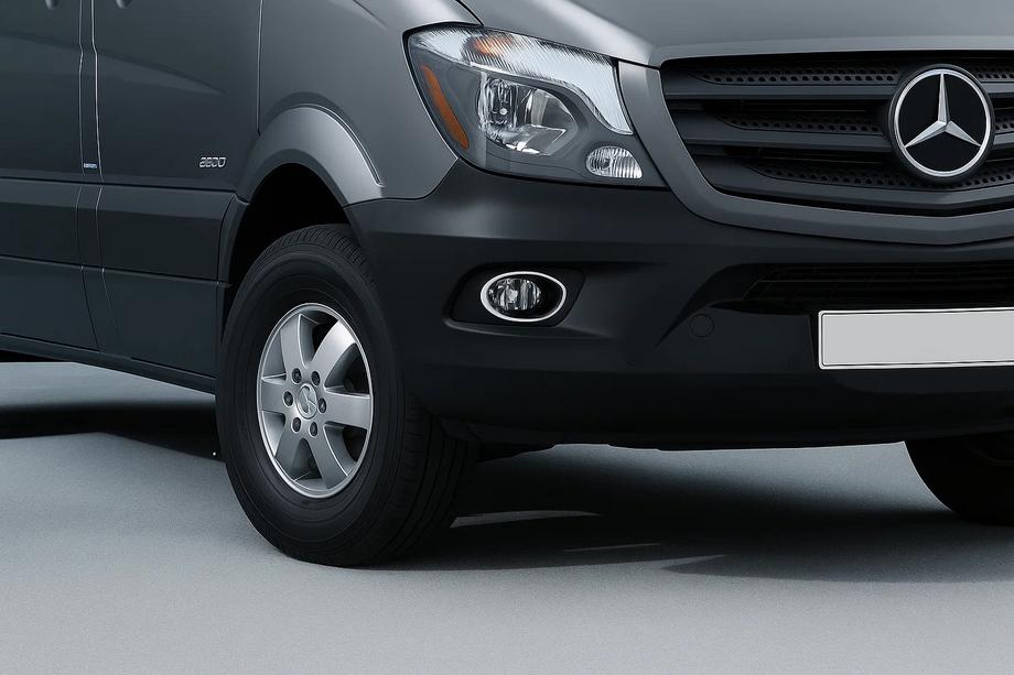 Mercedes Sprinter W906 2006–2018 RVS sierlijsten voor mistlampen 2013↗ (2 stuks) Image