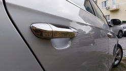 Volkswagen Passat B6 2006–2012 Platte deurgreep covers (set van 4, RVS) foto 1