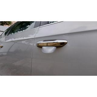 Platte deurgreep covers (set van 4, RVS) Volkswagen Passat B6 2006–2012 foto 3