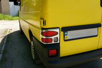 Volkswagen T4 Caravelle/Multivan 1990–2003 Achterlichtcovers (2 stuks, RVS) foto 5