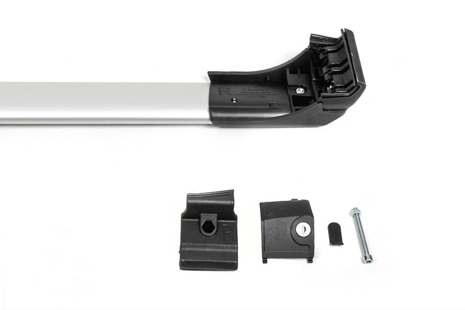 Dwarsdragers voor geïntegreerde dakrails, afsluitbaar Skybar V2 (2 stuks) tot 120 cm, zwart Foto 13