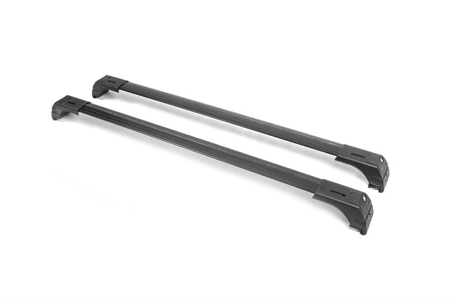 Dwarsdragers voor geïntegreerde dakrails, afsluitbaar Skybar V2 (2 stuks) tot 120 cm, zwart Foto 15