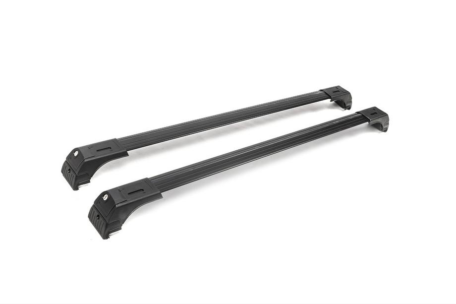 Dwarsdragers voor geïntegreerde dakrails, afsluitbaar Skybar V2 (2 stuks) tot 120 cm, zwart Foto 16