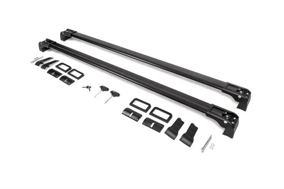 Volkswagen T5 Caravelle 2004–2010 Dakdragers dwarsbalken voor originele bevestigingspunten (2 stuks) Zwart Foto 4