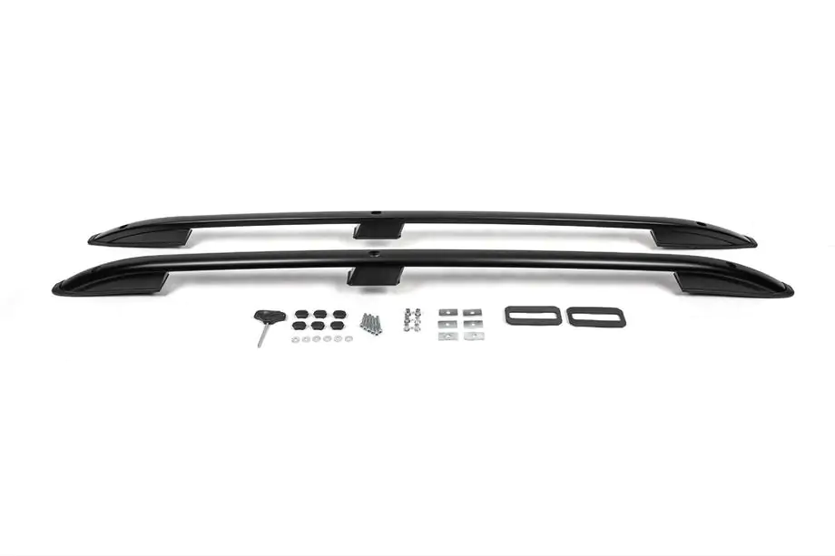 Volkswagen Touareg 2002–2010 Dakrails Skyport (mat zwart) Foto 3