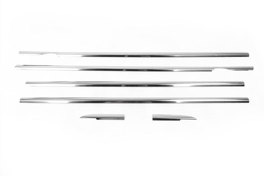 Volkswagen Tiguan 2007–2016 RVS raamomlijsting set (6 stuks) Foto 3