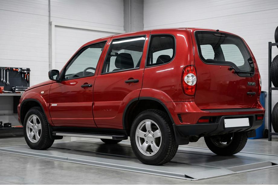 Chevrolet Niva 1998–2020 Side steps Maya V1 (2 stuks, aluminium) Image