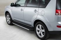 Citroen C-Crosser 2007–2013 Side steps Maya V1 (2 stuks, aluminium) foto 1