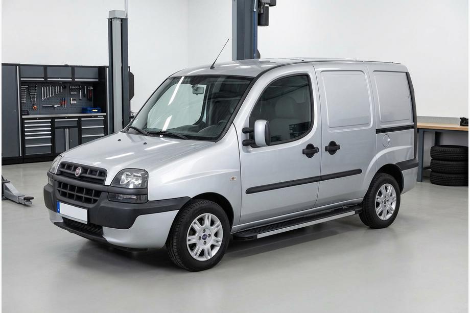 Fiat Doblo I 2001–2005 Side steps Maya V1 (2 stuks, aluminium) Image