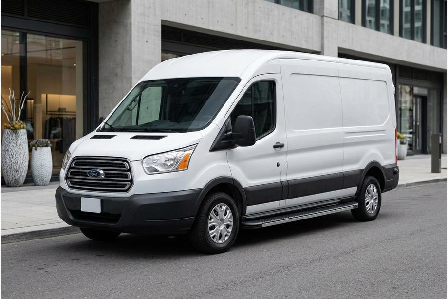 Ford Transit 2014– Maya side steps (2 stuks, aluminium) L2 (Lang)/L3 (Extra lang) Image