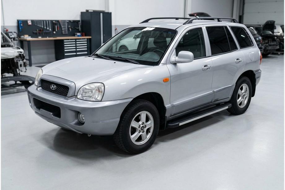 Hyundai Santa Fe 1 2000–2006 Side steps Maya V1 (2 stuks, aluminium) Image