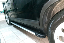 Kia Sorento II XM 2009–2014 Side steps Maya V1 (2 stuks, aluminium) foto 3