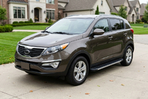 Kia Sportage 2010–2015 Side steps Maya V1 (2 stuks, aluminium) foto 1