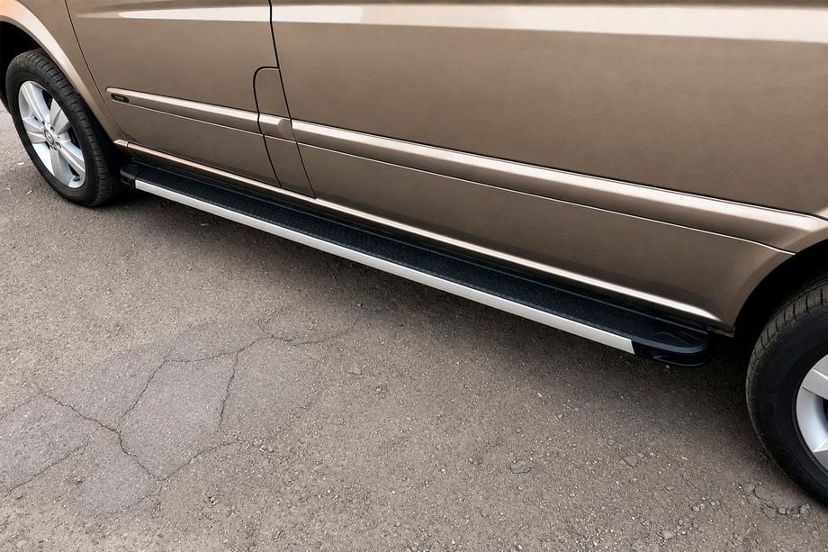 Mercedes Vito W639 2004–2014 Side steps Maya V1 (2 stuks, aluminium) Image