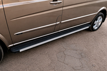 Mercedes Vito/V-klasse W447 2014– Side steps Maya V1 (2 stuks, aluminium) foto 2