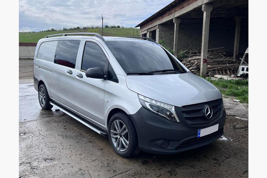 Mercedes Vito/V-klasse W447 2014– Side steps Maya V1 (2 stuks, aluminium) Image
