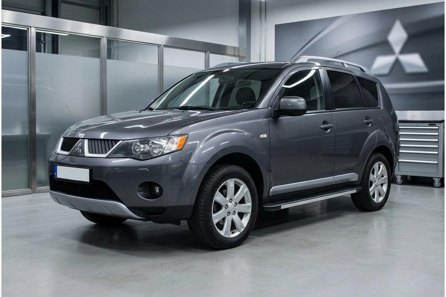Mitsubishi Outlander 2006–2012 Side steps Maya V1 (2 stuks, aluminium) Image
