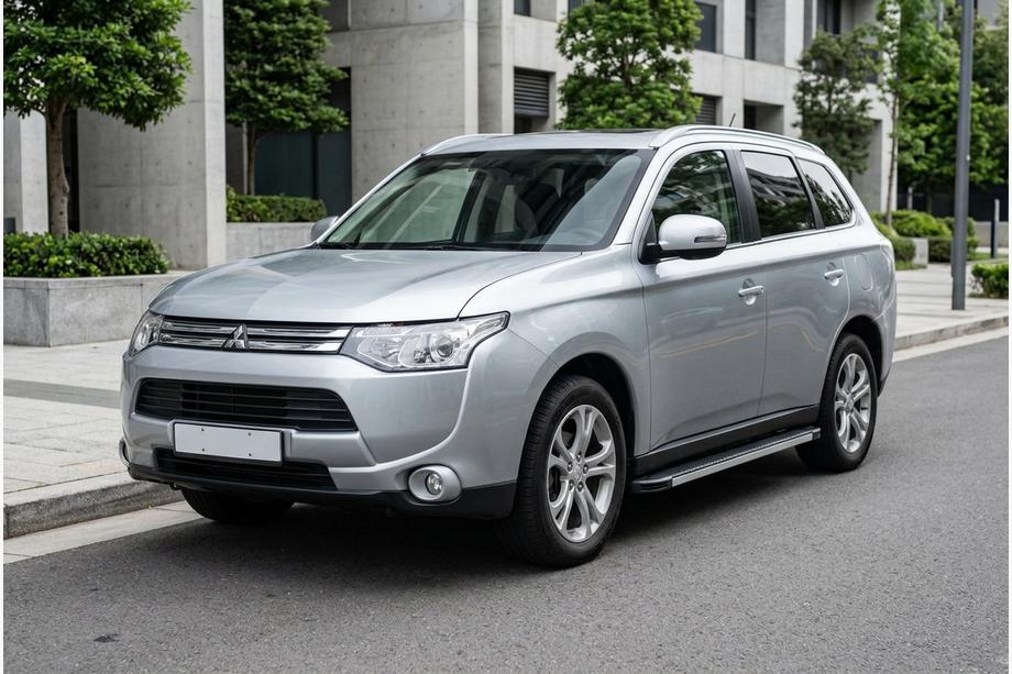 Mitsubishi Outlander 2012–2021 Side steps Maya V1 (2 stuks, aluminium) Image