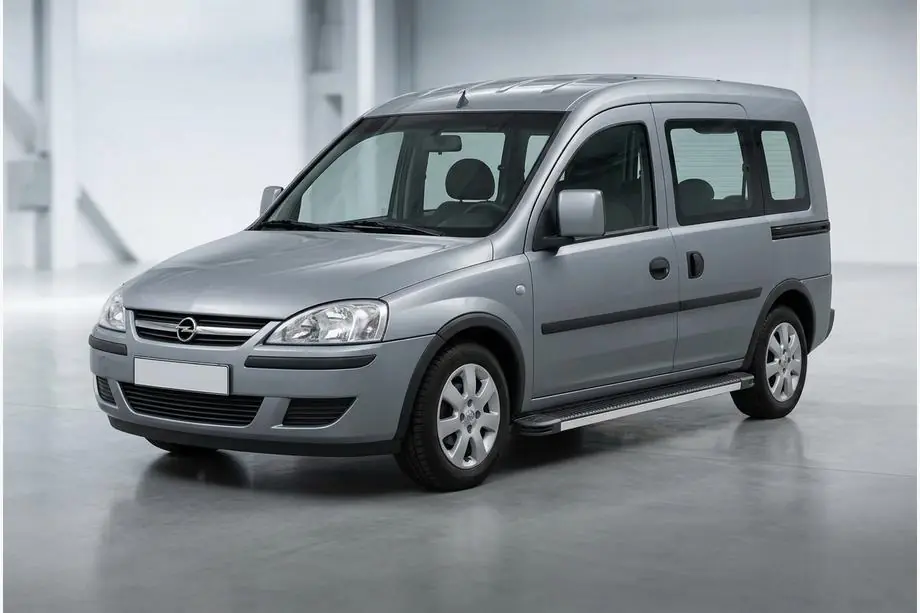 Opel Combo 2002–2012 Side steps Maya V1 (2 stuks, aluminium) Image
