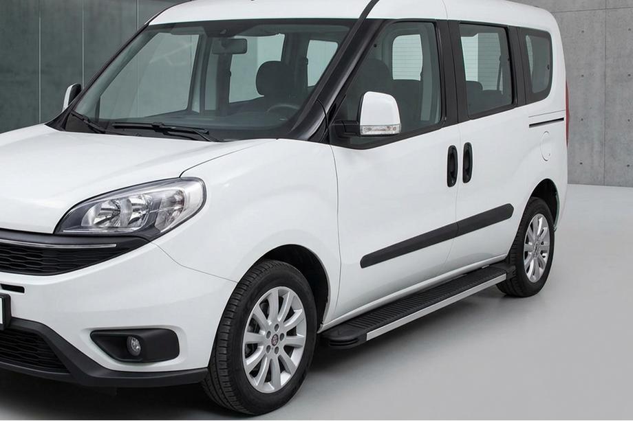 Opel Combo 2012–2018 Maya side steps (2 stuks, aluminium) Image