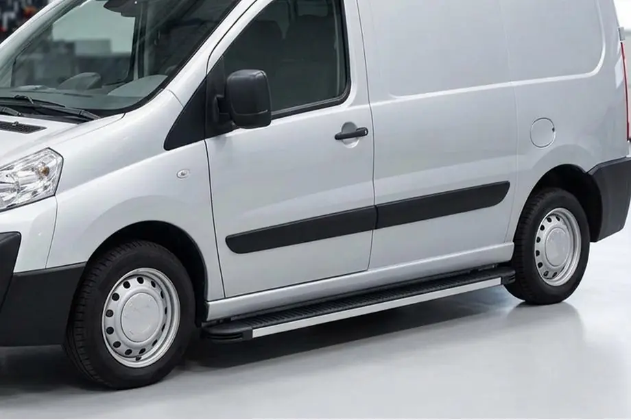 Peugeot Expert 2007–2016 Maya side steps (2 stuks, aluminium) Image