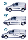 Renault Kangoo 2008–2020 Originele dakrails (met dwarsdragers) (standaard basis) foto 14