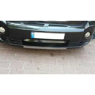 Chroom sierlijst voor voorbumper (RVS) foto 3