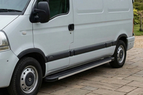 Nissan Interstar 2002–2010 Maya side steps (2 stuks, aluminium) foto 1