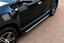 Renault Duster 2008–2017 Side steps Maya V1 (2 stuks, aluminium) foto 1