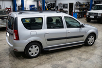 Renault Logan MCV 2005–2013 Side steps Maya V1 (2 stuks, aluminium) foto 6