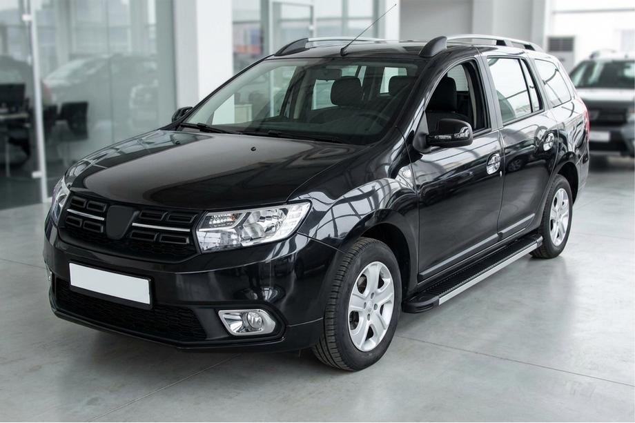 Renault Logan MCV 2013–2022 Side steps Maya V1 (2 stuks, aluminium) Image