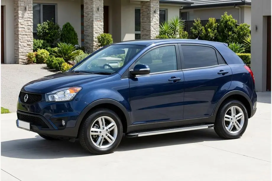 SsangYong Korando 2010–2019 Side steps Maya V1 (2 stuks, aluminium) Image