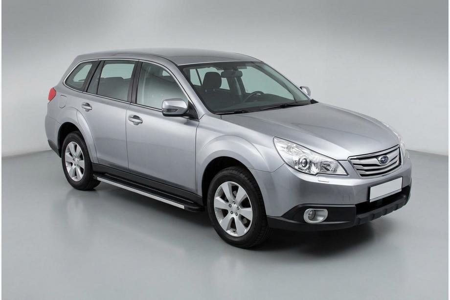 Subaru Outback 2009–2014 Side steps Maya V1 (2 stuks, aluminium) Image