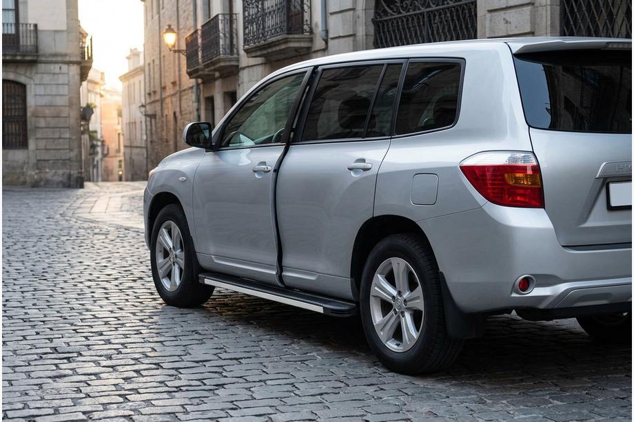 Toyota Highlander 2008–2013 Side steps Maya V1 (2 stuks, aluminium) Image