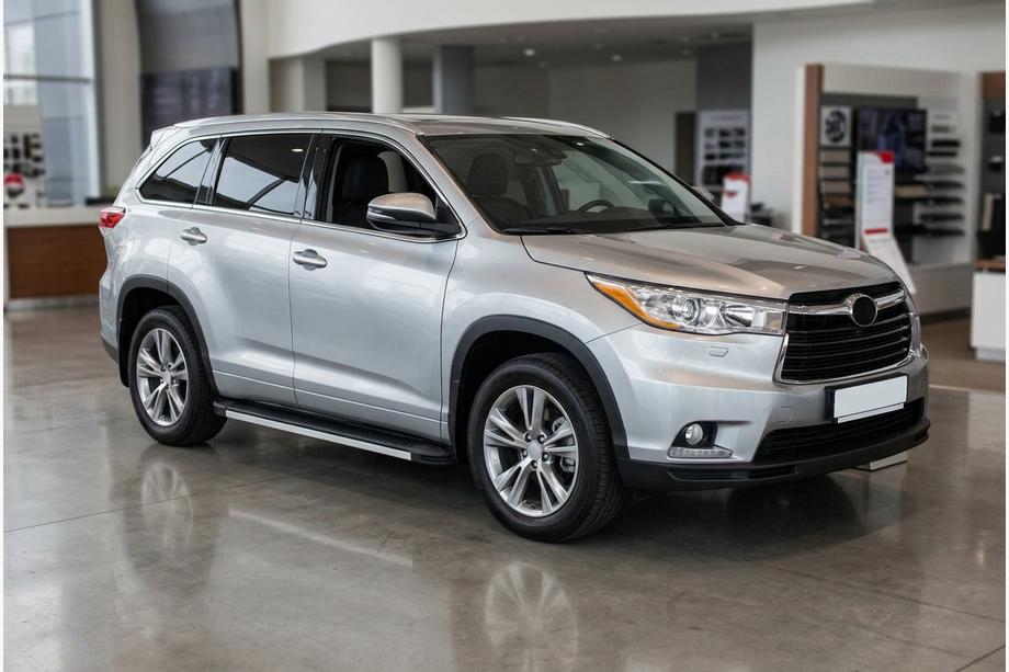 Toyota Highlander 2013–2019 Side steps Maya V1 (2 stuks, aluminium) Image