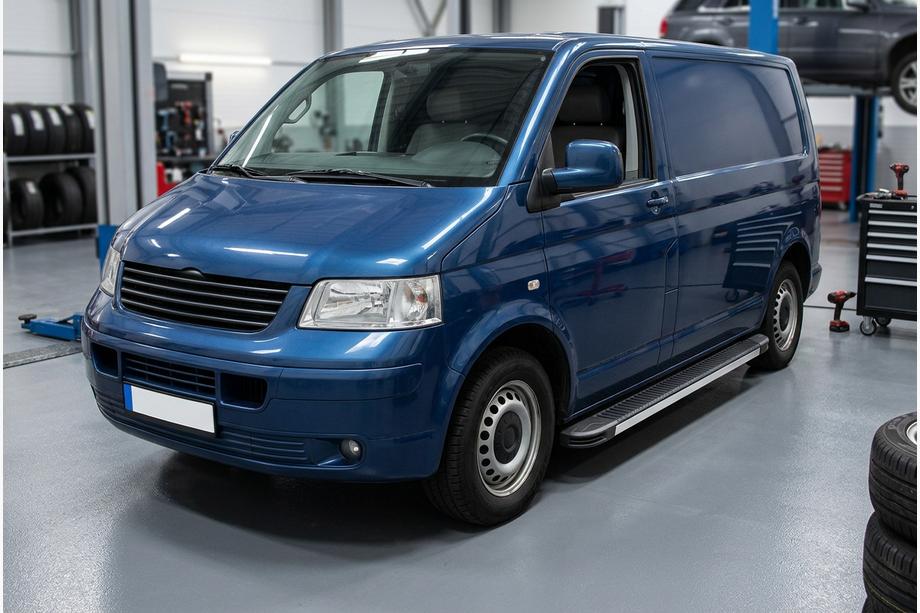 Volkswagen T5 Caravelle 2004–2010 Maya side steps (2 stuks, aluminium) Image