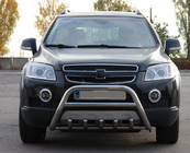 Chevrolet Captiva 2006–2019 Voorste bullbar WT003 (RVS) foto 3