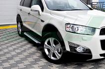 Chevrolet Captiva 2006–2019 Side steps Allmond Grey (set van 2, aluminium) foto 5